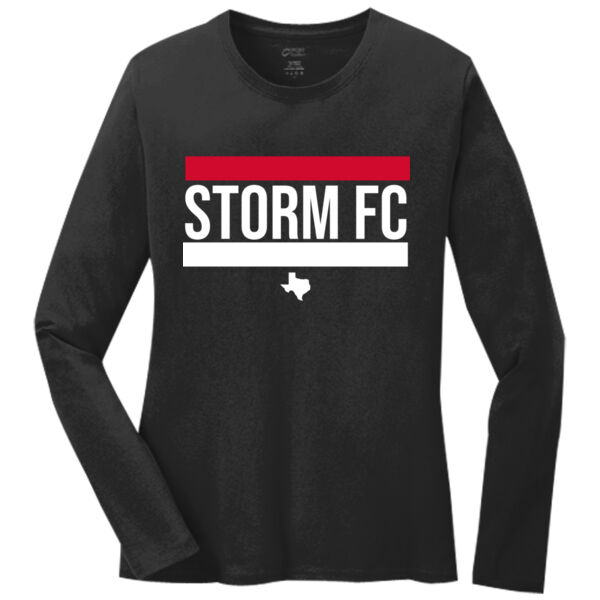 STORM FC - Ladies 5.4oz Long Sleeve T-Shirt Thumbnail