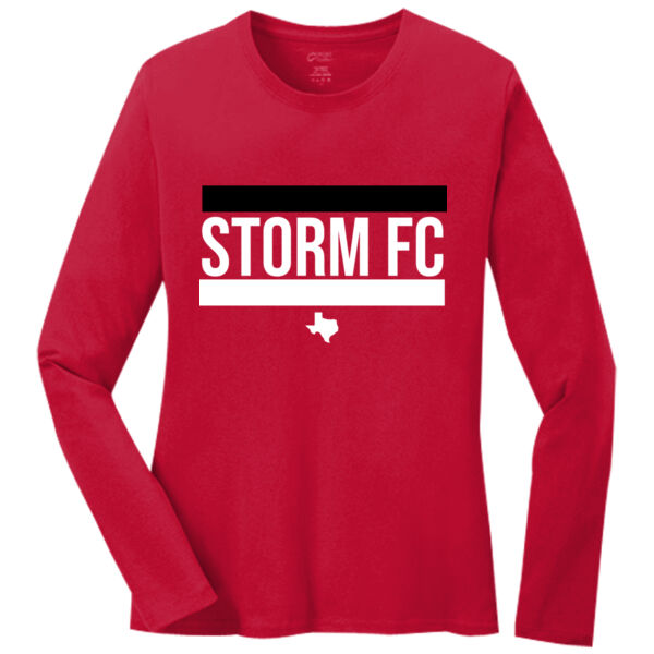 STORM FC - Ladies 5.4oz Long Sleeve T-Shirt Thumbnail